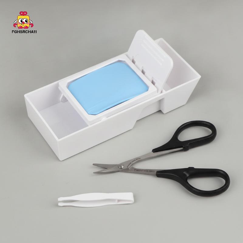 FG Decal Application Qui ถาดชุด PMKJ008 พร้อมกรรไกรสําหรับ Miniature รูป DIY ทําหัตถกรรม HS