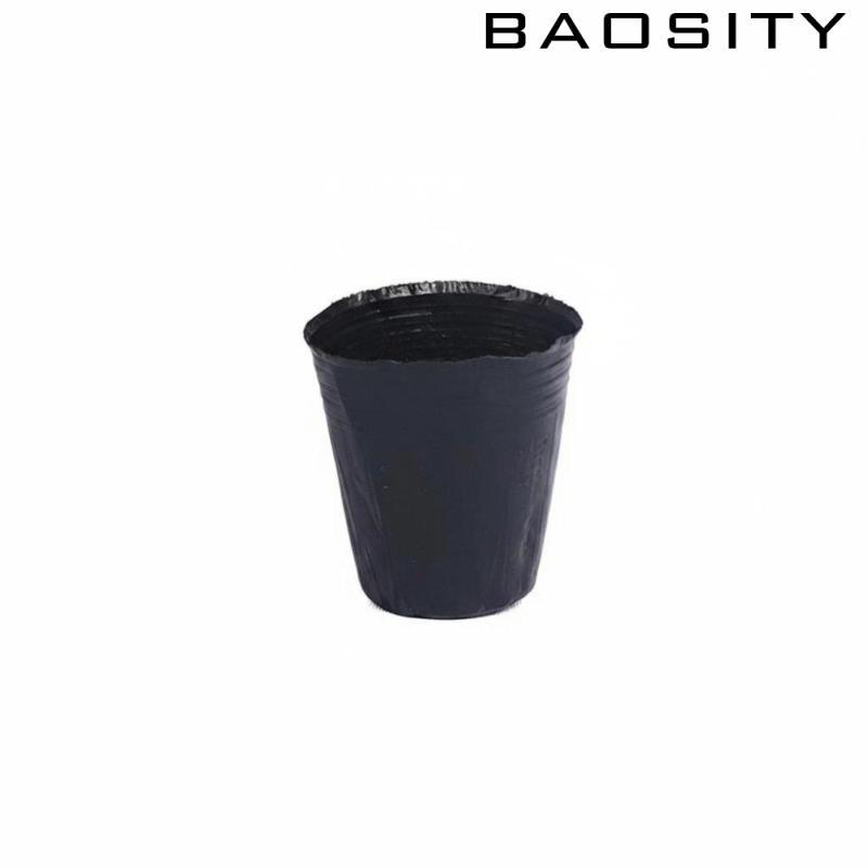 [Baosity] Black Sprout Bag Nursery Pot Planting Container สําหรับดอกไม้และผัก