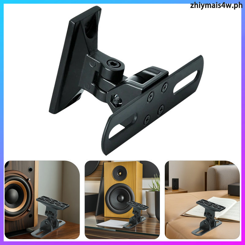Speaker Wall Mount Adjustable Center Speaker Stand Surround Speaker Mount zhiymais4w