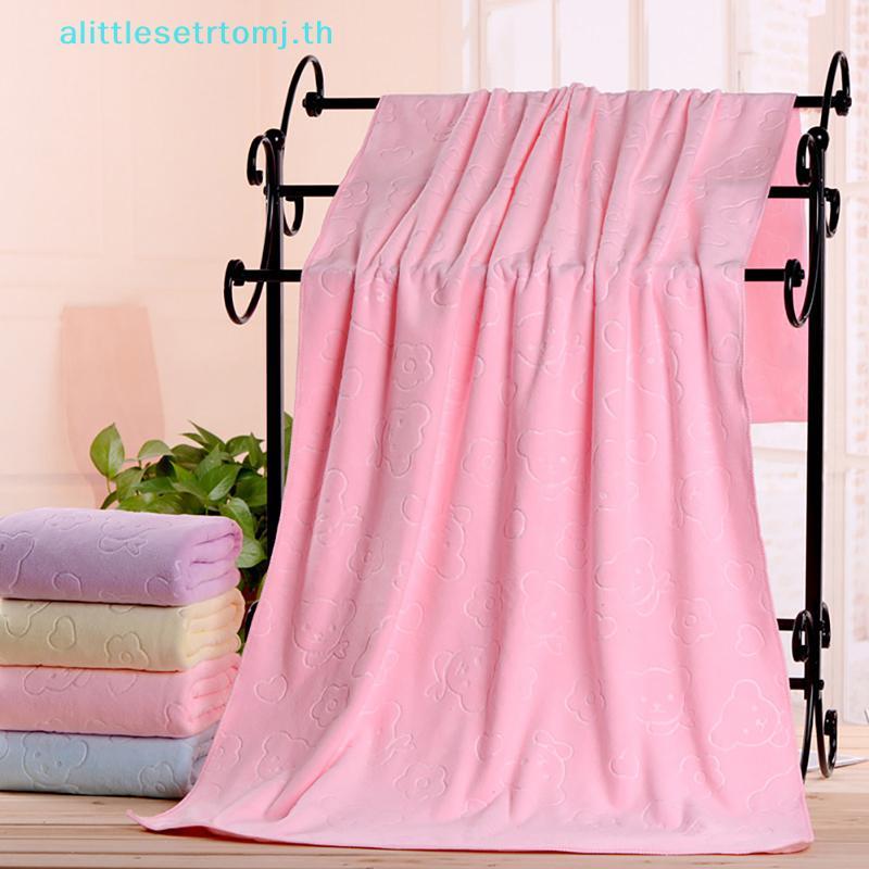 Alittlese Bath Towel ดูดซับ Qui-Drying Super Large Bath Towel Soft Towel ผ้าเช็ดตัว TH