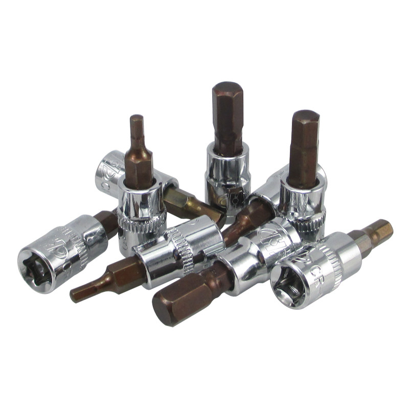 1/4 Allen ซ็อกเก็ตประแจซ็อกเก็ตเครื่องมือ Small Fly Ratchet Allen Socket Head Allen Socket Bit Batch