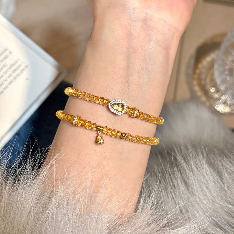 原创意 elógnatural 黄水 Crystal Crystall Alloy Alloy Alloy Alloy Alloy Alloy Luxury Bracelet FemaleOrigin