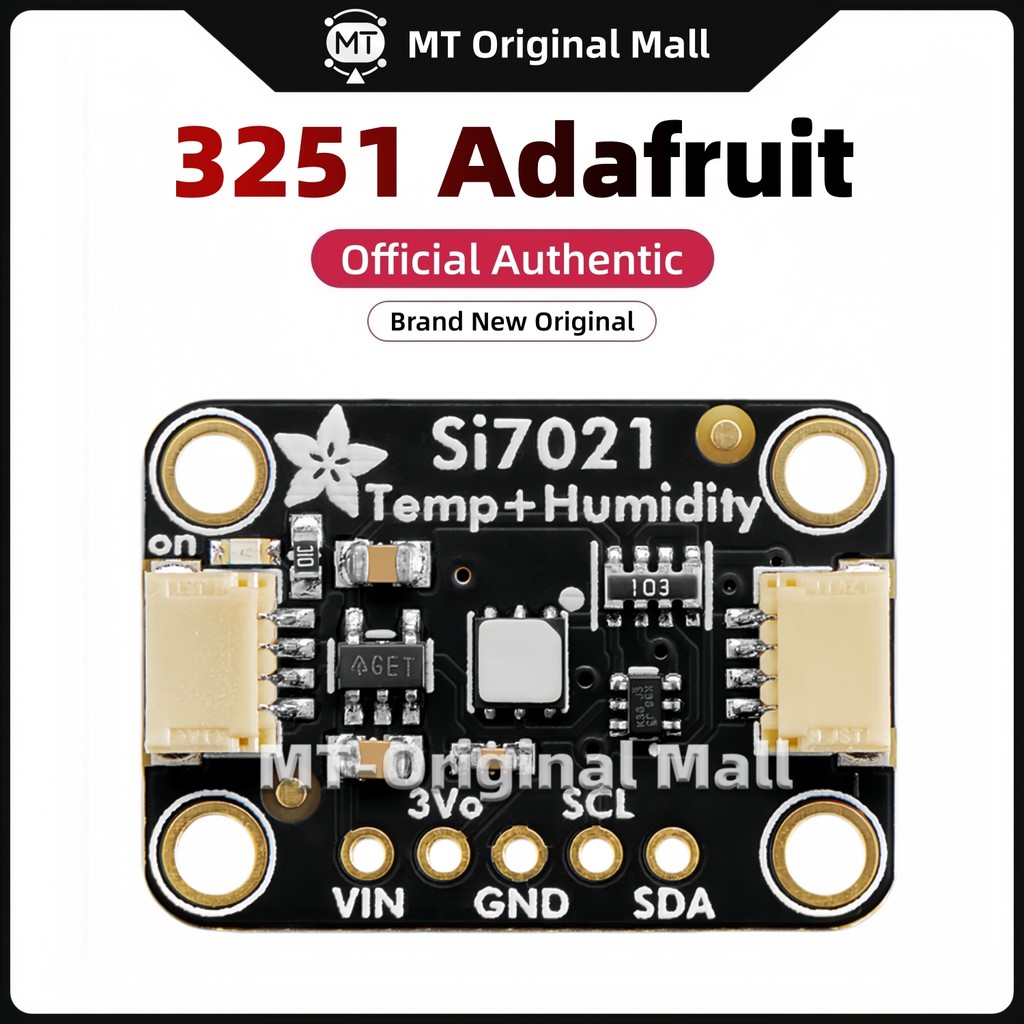 MT-Original Mall 3251 Adafruit Si7021 บอร์ดฝ่าวงล้อมเซ็นเซอร์อุณหภูมิและความชื้น - STEMMA QT