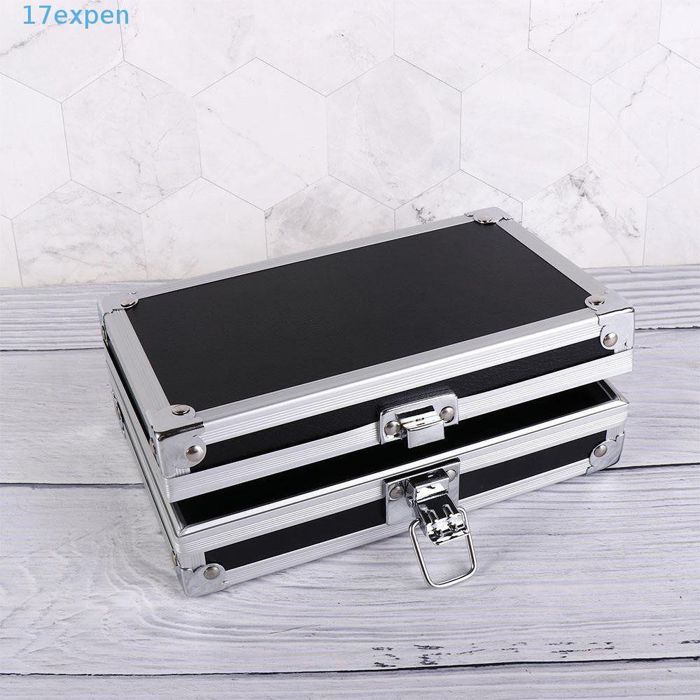 EXPEN กล่องเครื่องมือ Impact Resistance มัลติฟังก์ชั่น Instrument Case Outdoor Camping Metal Storage