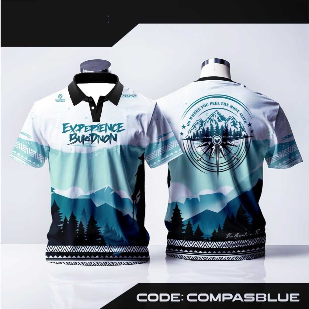 เสื้อ 3D Print EXPERIENCE BUKIDNON - CODE: COMPASBLUE‌ ไม่จํากัดเพศ