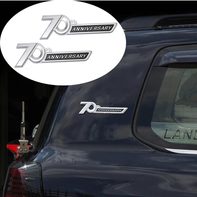 สําหรับ Toyota Land Cruiser 100 200 300 FJ200 LC300 Prado LC120 LC150 ด้านหลัง 3D Chrome Emblem Trun