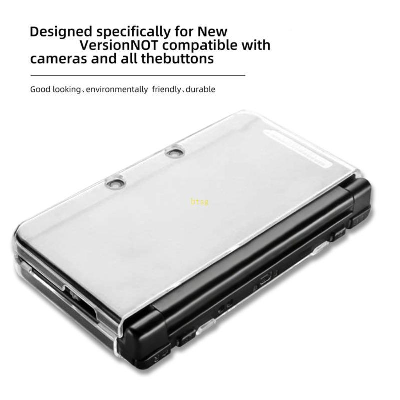 Btsg Full Coverage Case เคสพลาสติกสําหรับ 3DS XL LL ใหม่ 3DS Gamepad Housing Skin Case Cover