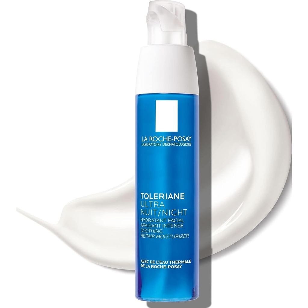 La Roche-Posay Toleriane Dermallergo Night Cream พร้อมวิตามินอี 1.35oz
