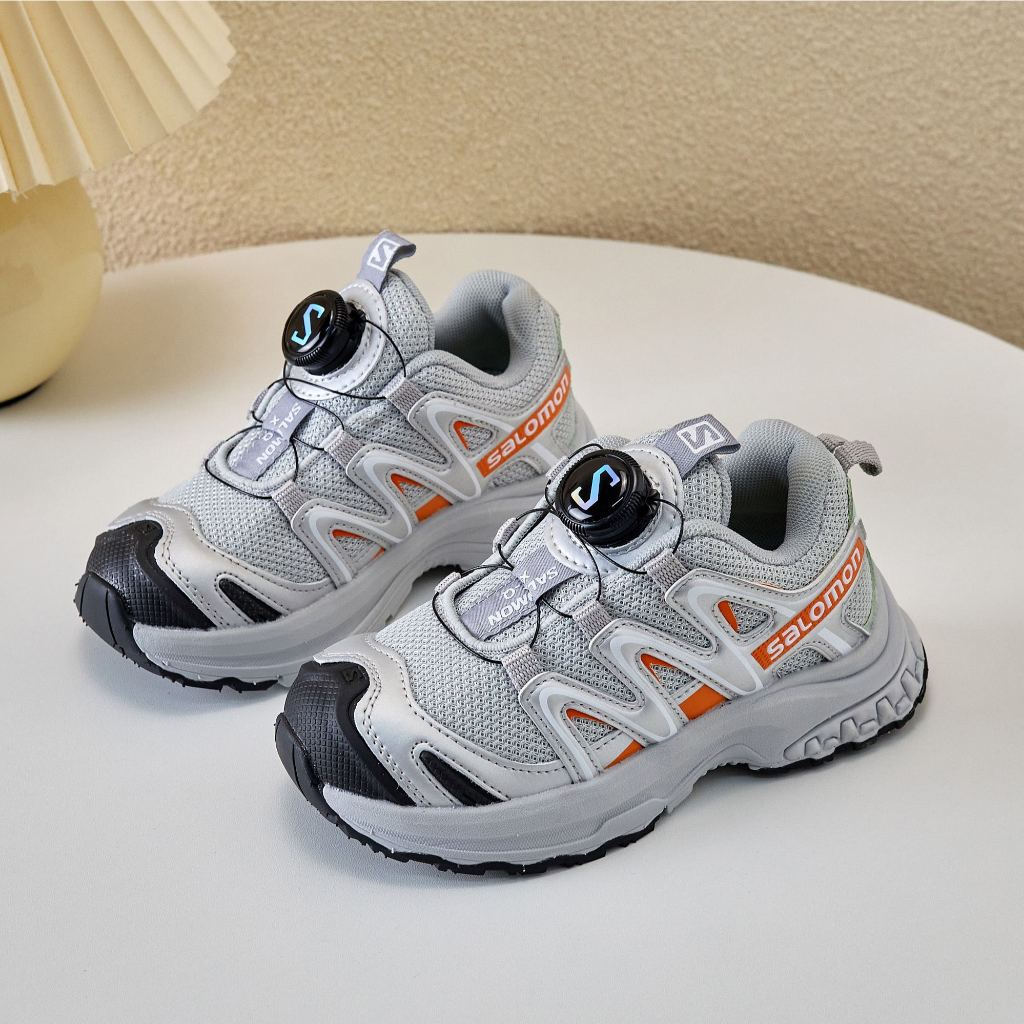 SALOMON XT-Q รองเท้ากีฬากันลื่นปุ่มหมุนสําหรับเด็ก TOBY