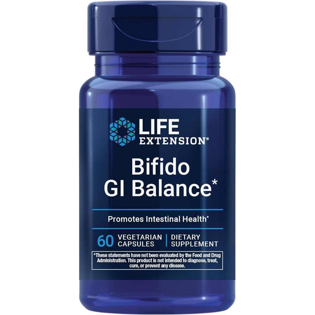 Life Extension Bifido GI Balance, โปรไบโอติก, Bifidobacterium longum BB536® (2 พันล้าน CFU), สนับสนุ