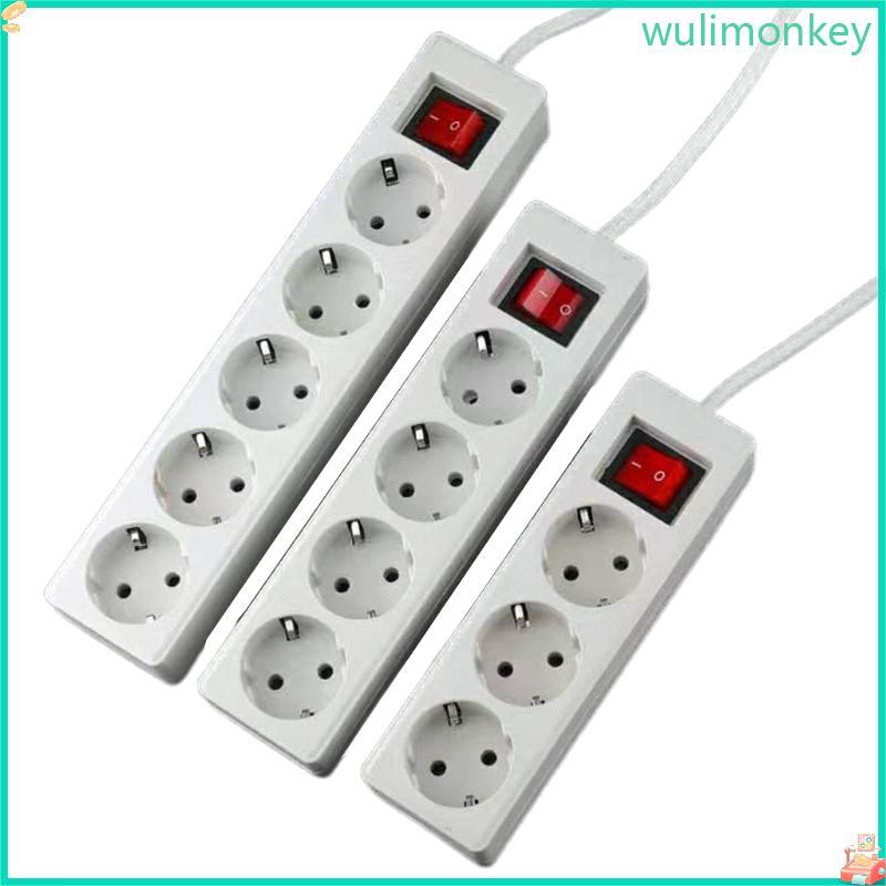 WU 2 Pin Socket EU เยอรมัน Type 3 4 5 Way Power Socket สําหรับอุปกรณ์ไฟฟ้าภายในบ้าน