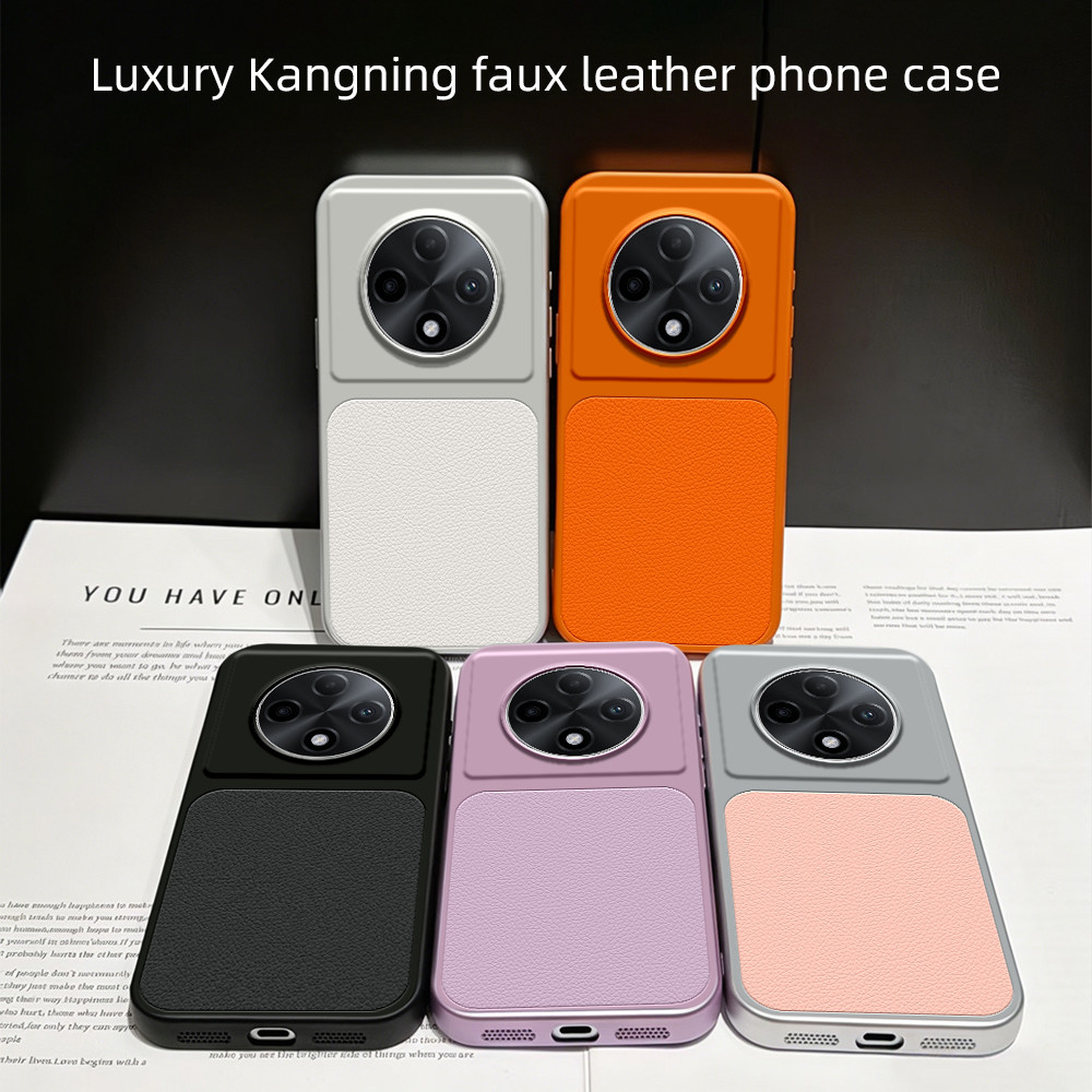 สําหรับOppo F27 ProสําหรับOppo F27 Pro + สําหรับOppo F27 ปลอกPUหนังกรณีเลนส์หรูหราปกป้องMatteหนังปกห