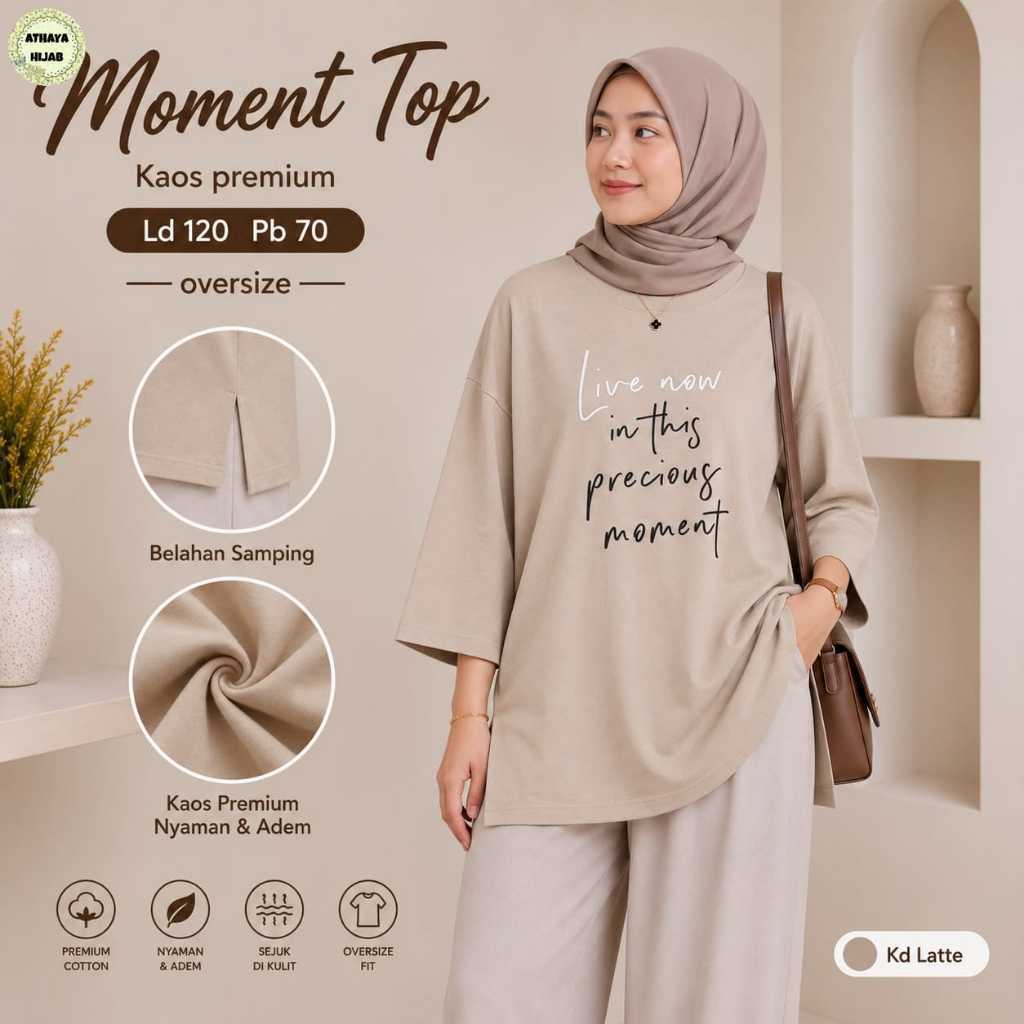 0609 MOMENT TOP โดย AtHAYA DAILY WEAR HIJAB STORE FASHION WOMEN // NOVIISTUFF