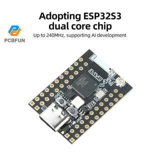 Pcbfun ESP32-S3-N16R8 MINI Development Board 16MB WiFi Bluetooth 5.0 Dual-Core MCU โมดูลรองรับ AI XiaoZhi Type-C