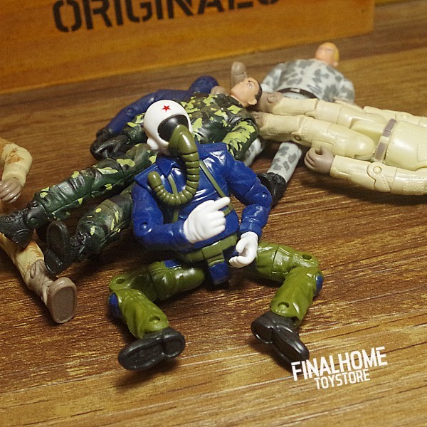 Soldier Pilot Air Soldier Marine Corps Soldier Doll Model Joint Movable Toy K4XU