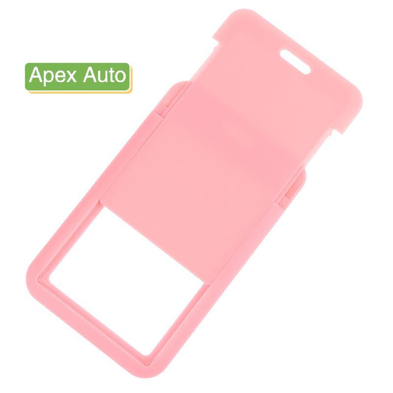 Apex Auto 1 PC สองด้านบัตรเครดิตฝาครอบพลาสติกแข็งผู้ถือป้ายเดิมพร้อมสล็อตสําหรับกิจกรรมพนักงานแท็ก I