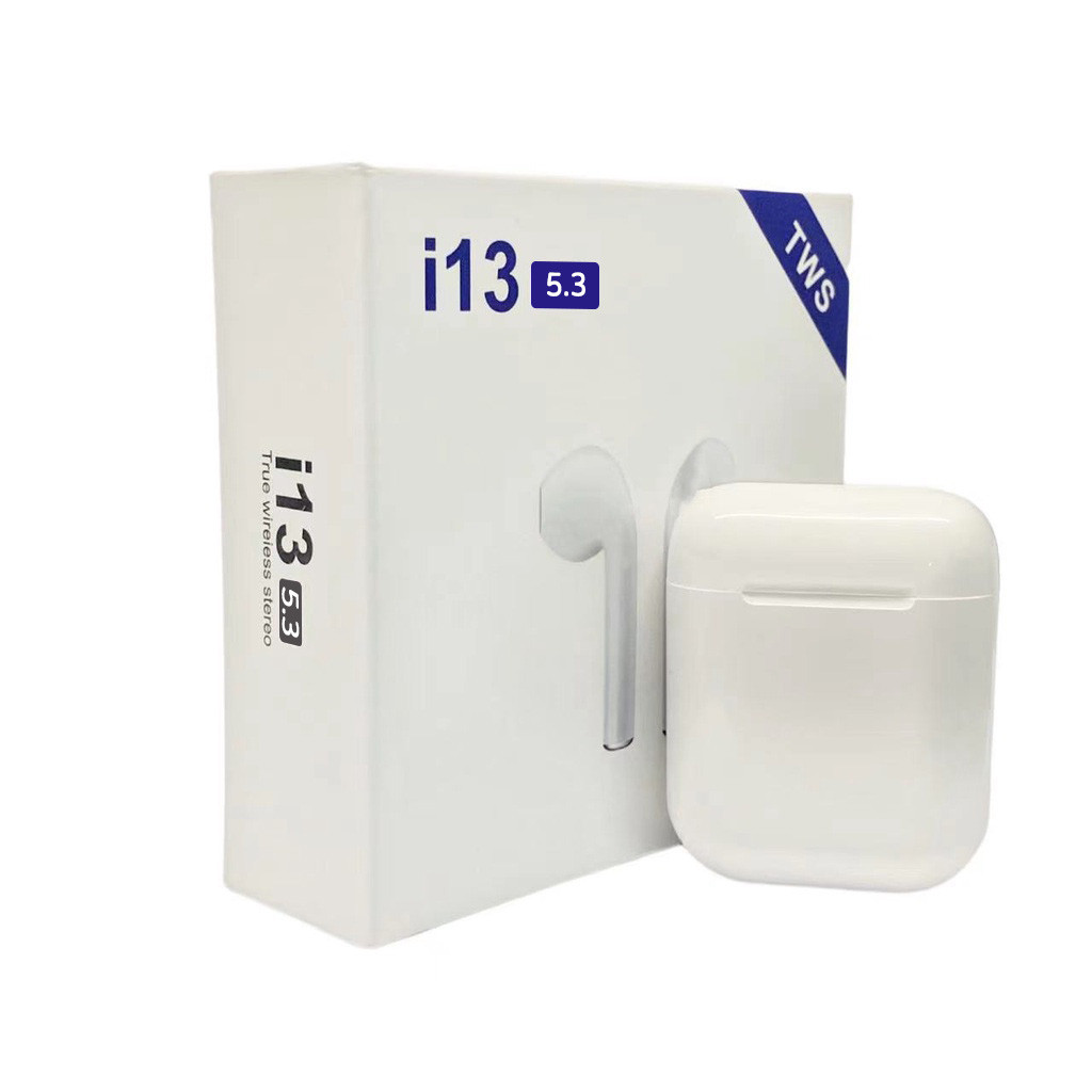 TWS หูฟังi13 หูฟัง TWS รุ่น ใหม่ พร้อมกล่องชาร์จ หูฟังบลูทูธไร้สาย Bluetooth V5.0 หูฟังไร้สาย ใช้ได้