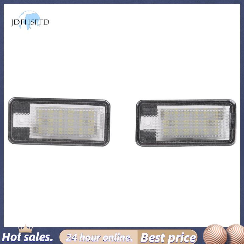 jdfhsffdCar LED จํานวนใบอนุญาตโคมไฟสีขาวสําหรับ A3 8P A4 B6 B7 A5 A6 4F Q7 A8 S8 C6 Cabriolet