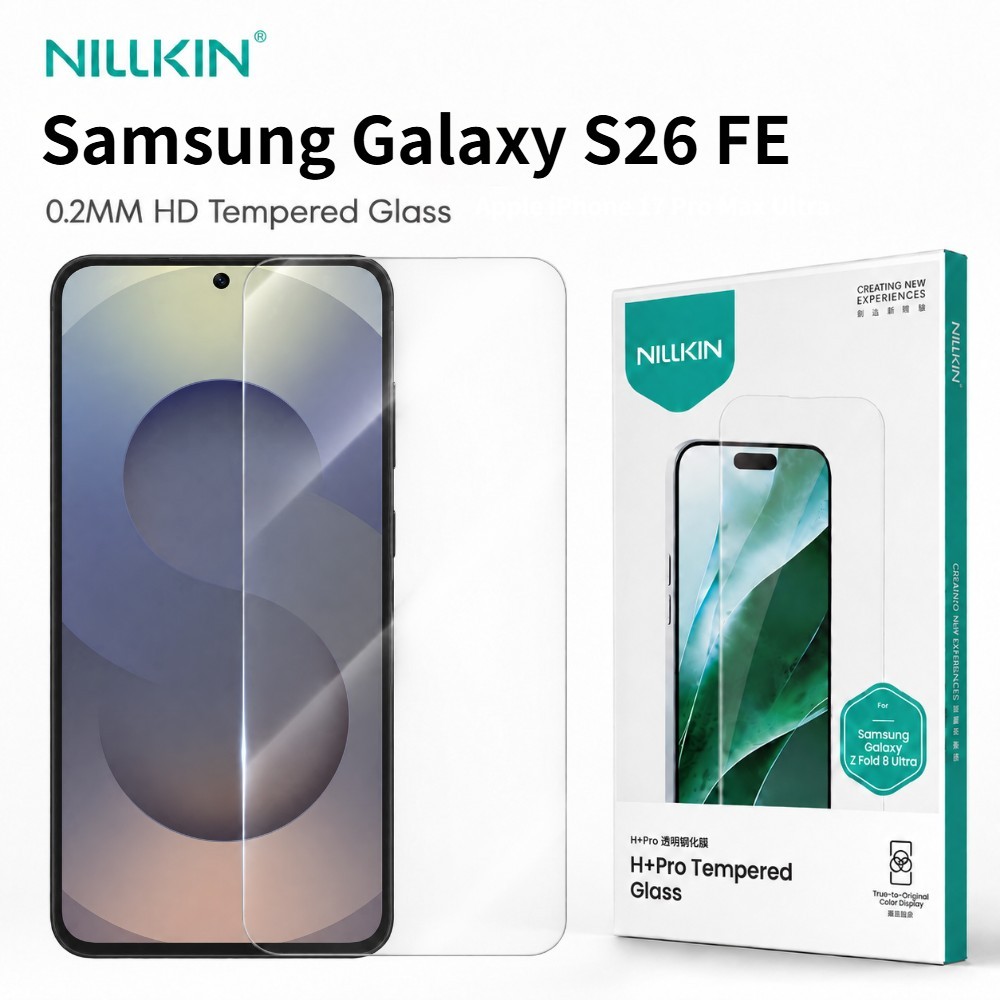 NILLKIN กระจกนิรภัย สําหรับ Samsung Galaxy S26 FE ฟิล์มกันรอย HD Clear Anti Glare 9H 2.5D FM5000