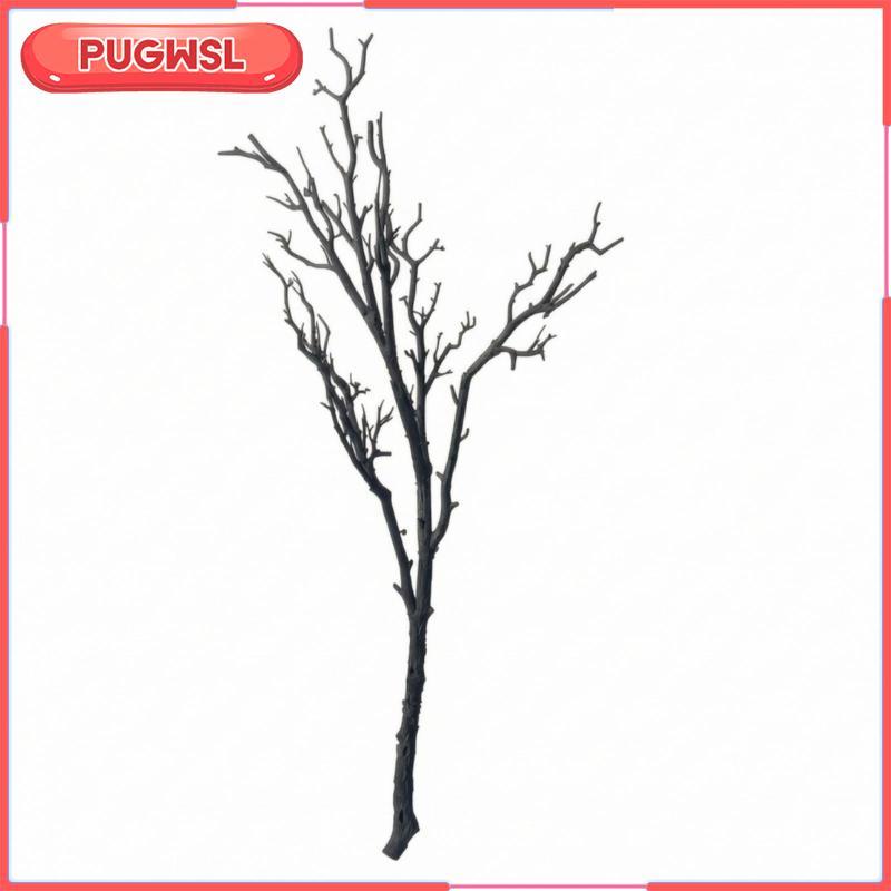 [pugwsl] สาขาต้นไม้ตายสีดําปลอมไม่ขัดสาขา Leafless ตกแต่งสําหรับ Creepy Dwelling โต๊ะ