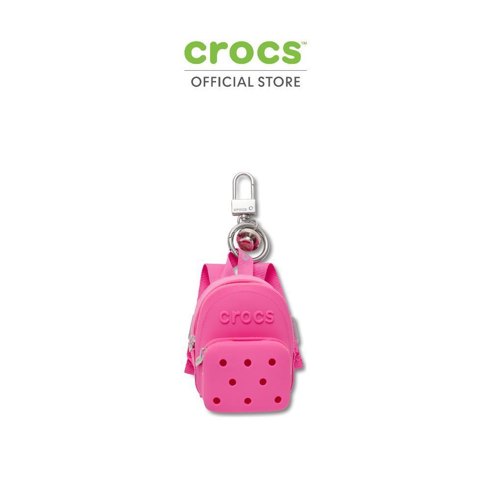 CROCS พวงกุญแจ CLASSIC BACKPACK BAG CHARM - PINK LEMONADE