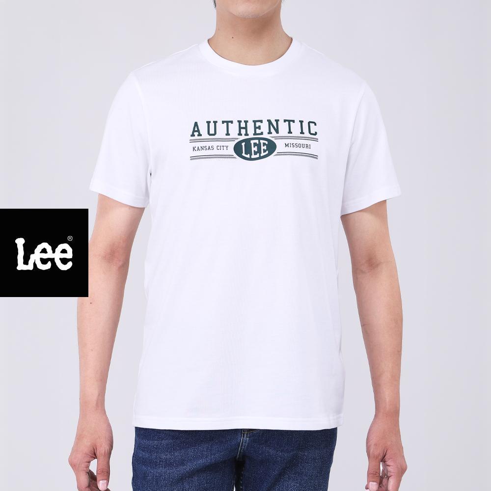 LEE เสื้อยืดแขนสั้นผู้ชาย Regular รุ่น LE S526MTSSF04 สีขาว