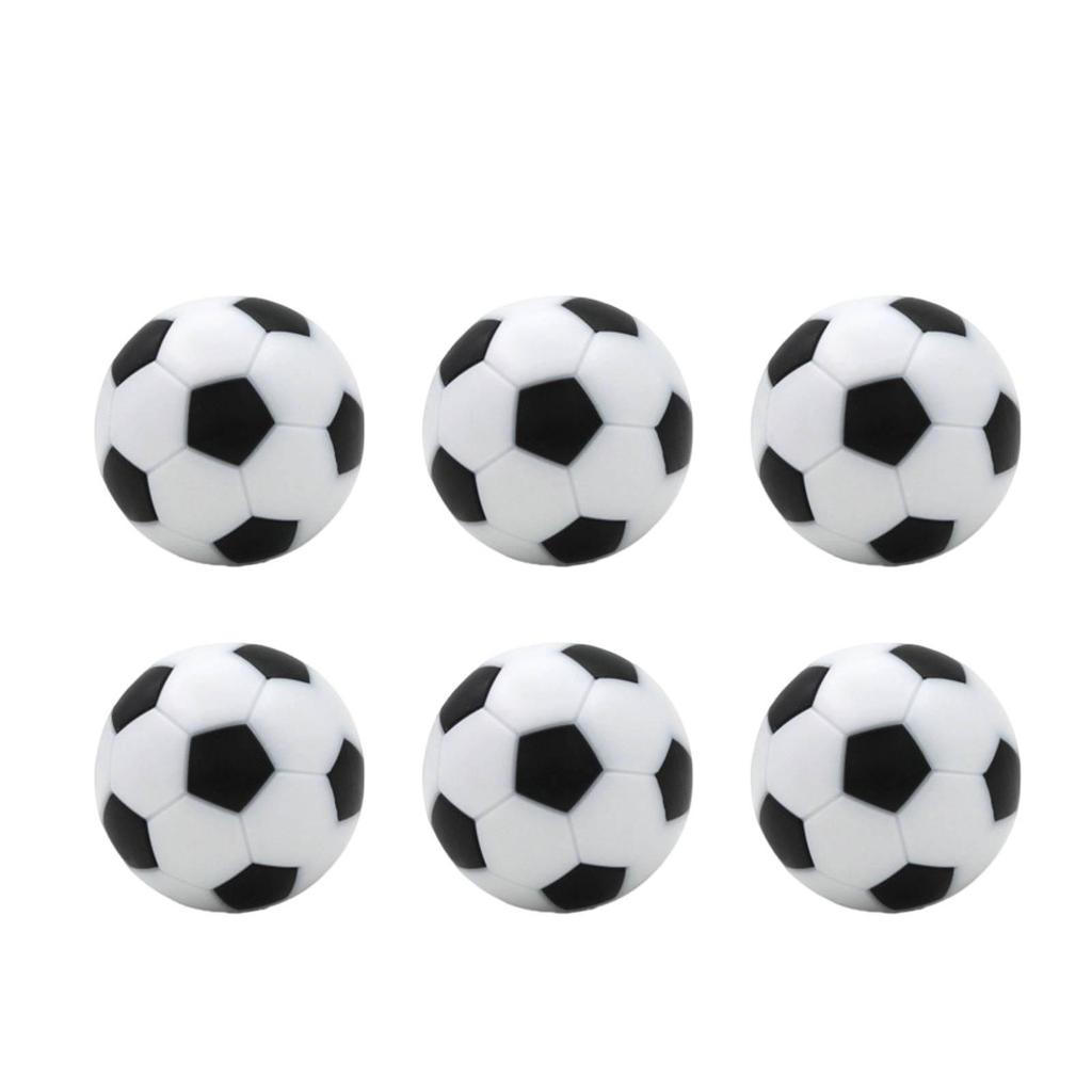 [arutoxalc] 6x Mini Foosball Table Balls Replacement Foos Gift Table ลูกฟุตบอลสําหรับ