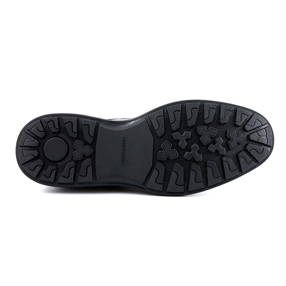 Hush Puppies حذاء رجالي رسمي جلد طبيعي — أسود — صورة 5