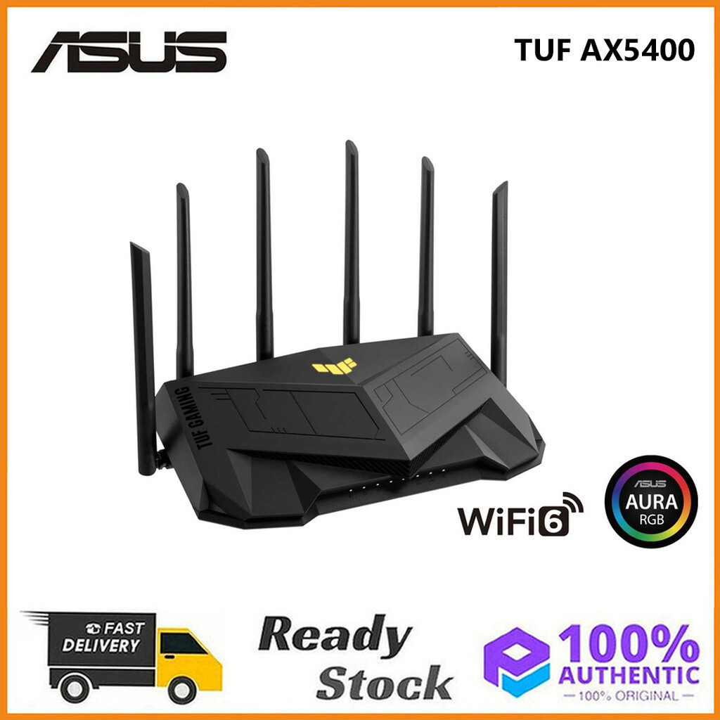 Original ASUS TUFAX5400 TUF Gang AX5400 Dual Band WiFi 6 Gang Router พร้อม Dedicated Gang PortTH99 0