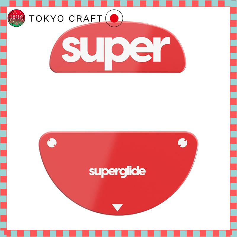 Superglide2 (Type C) Mouse Feet for EndGameGear XM2-WE [Reinforced Glass Material, Round Edge Finish