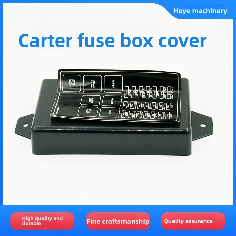 Excavator Carter 307C D 312V1V2 320V1V2 Fuse Box Cover Fuse Box Base Assembly Accessories