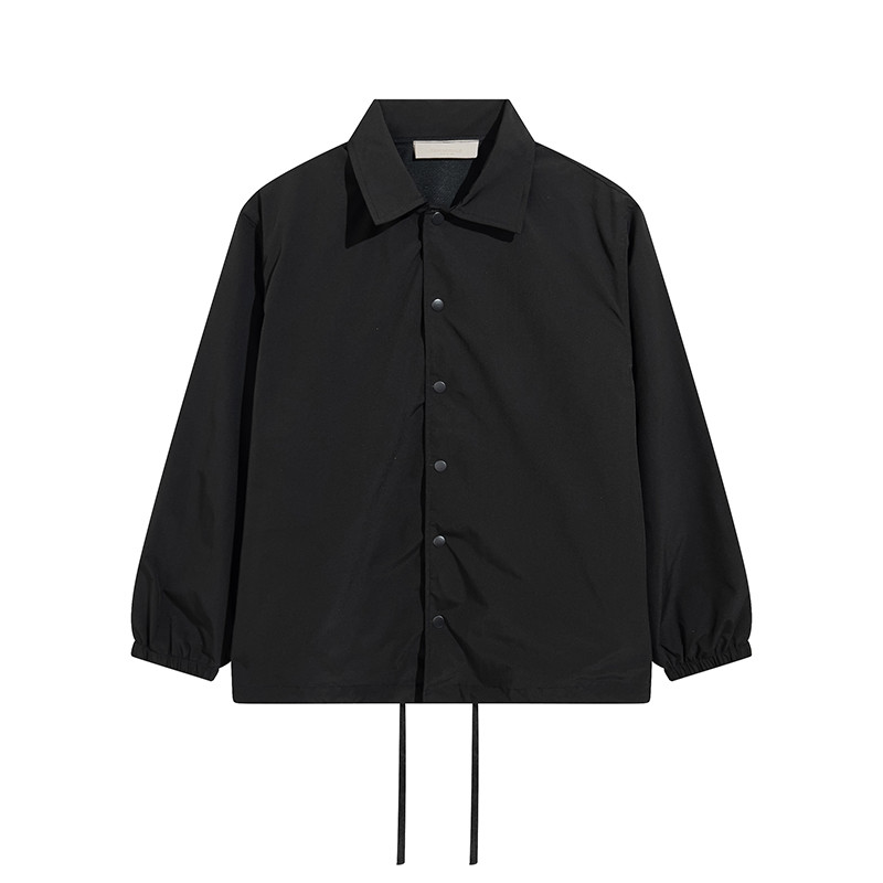 เสื้อแจ็คเก็ตพิมพ์ลาย FEAR OF GOD แบบ flocking สไตล์.High Street