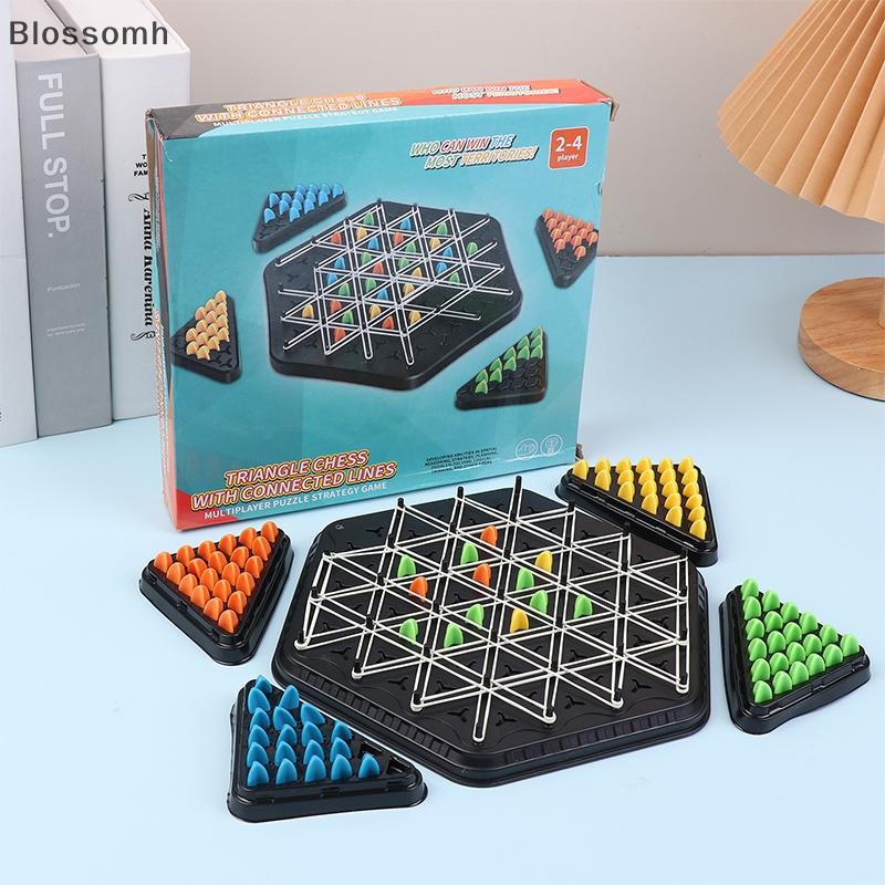 Blossomh Chain Triangle Chess Splendor Duel Board Strategy Game สําหรับเด็กและผู้ใหญ่สนุกเกมครอบครัว