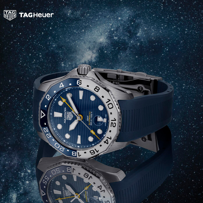 นาฬิกาสปอร์ตดำน้ำ TAGHuer แบบ GMT Dual Time Mechanical