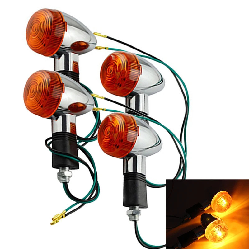 ไฟเลี้ยวรถจักรยานยนต์สําหรับ XV250 CB500 VN800 900 1500 1600 2000 150NK ที่กําหนดเองสําหรับ VTX250/1