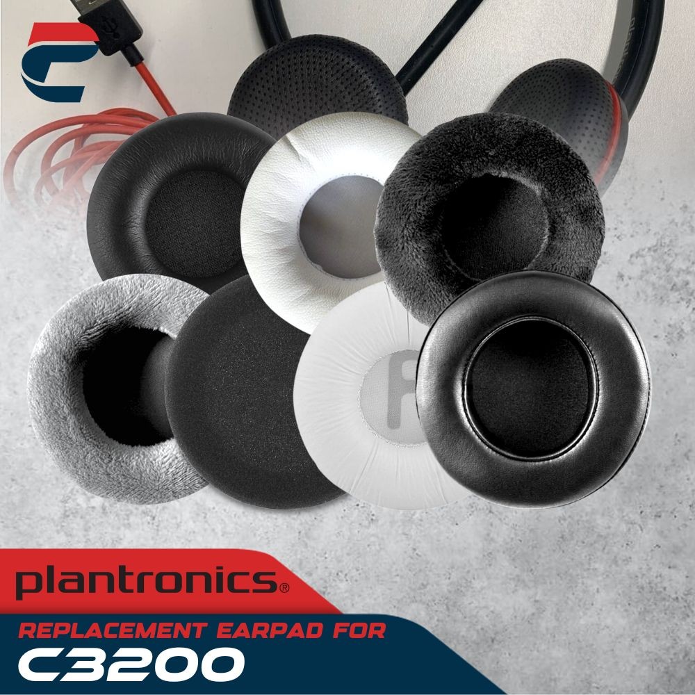Earpad Foam Cushion Pad Plantronics C3200 C 3200 C-3200 แผ่นโฟม