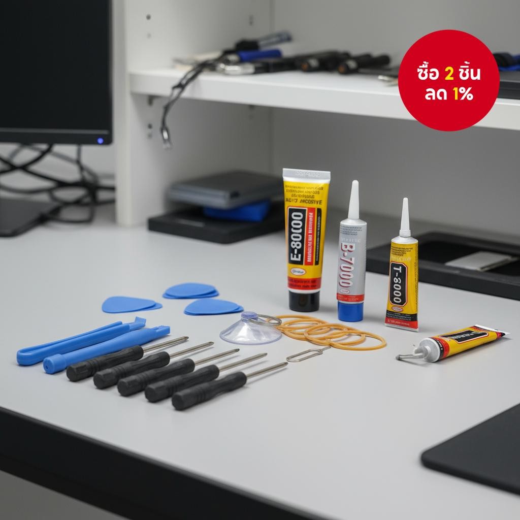 ชุดกาวซุปเปอร์บอน B7000 E8000 T7000 ขนาด 3ml-110ml และอุปกรณ์เสริม DIY 11 ชิ้น สําหรับติดตกแต่งโทรศั