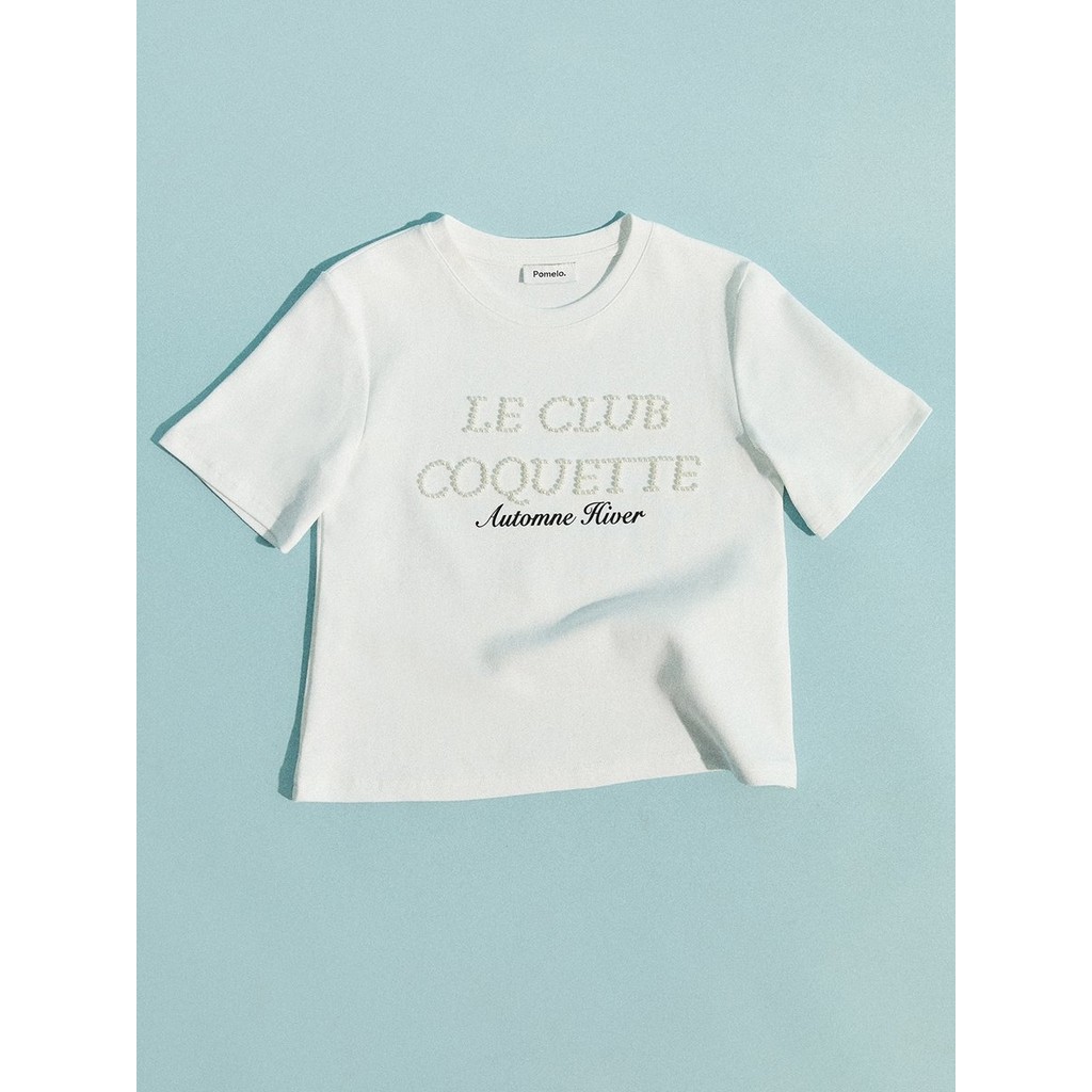 [Pomelo] เสื้อทีเชิ้ตพิมพ์ลายกราฟฟิก / Graphic Print Tee