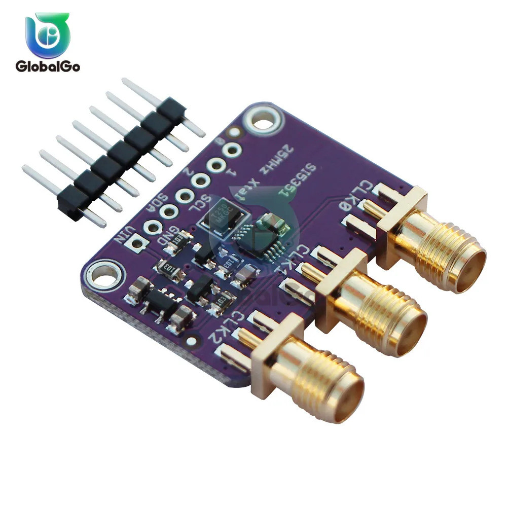 DC 3V-5V CJMCU-5351 Si5351A Si5351 I2C นาฬิกาเครื่องกําเนิดไฟฟ้า Breakout Board โมดูลสัญญาณเครื่องกํ