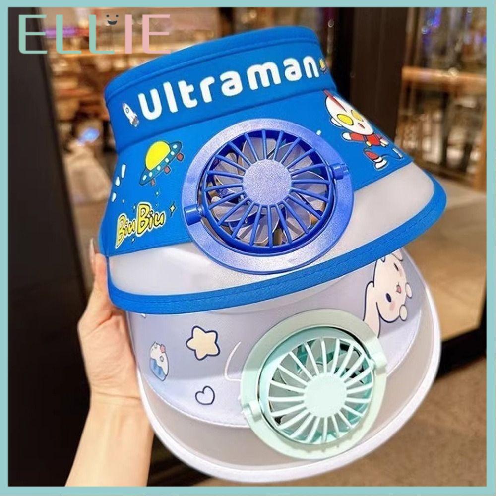 หมวกกันแดดสำหรับเด็ก Ellie แบบปรับได้ สินค้าคุณภาพสูงระบายอากาศได้ มีลาย Sanrio Kuromi และ Melody เห