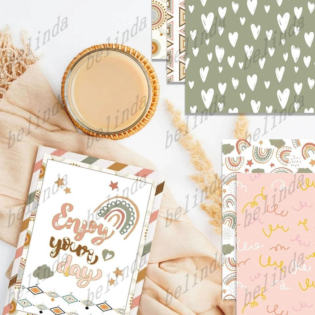 Belinda7Scrapbook Paper Pad Scrapbooking Paper Pack 24 ชิ้น