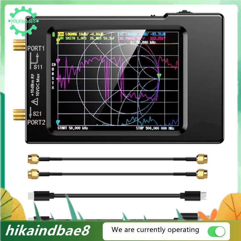 -H Vector Network Antenna Analyzer 10KHz-1.5GHz MF HF VHF UHF W/ Shell SD Card Slot Digital Nano VNA