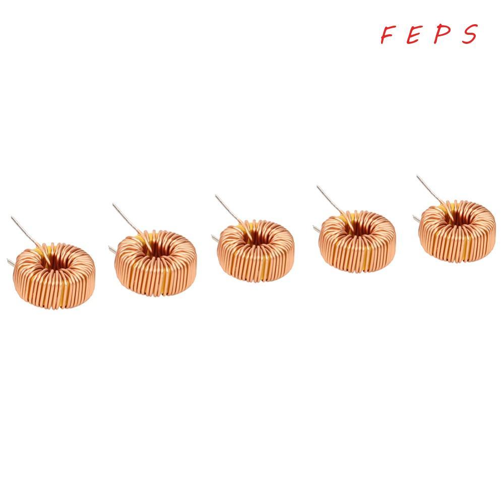 FEPS 20PCS Toroidal Inductor, 0.6 มม.แนวตั้ง Toroid Inductor ลวด,ความต้านทานต่ํา 100UH Toroidal Core