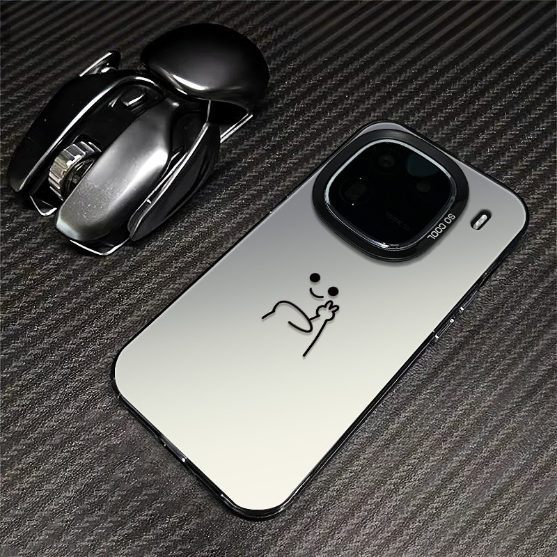 ปลดคนร้ายเหมาะสําหรับ IQOO13 เคสโทรศัพท์สไตล์ใหม่ vivo เลเซอร์สีสันเงิน IQOO13PRO0 สิบสามพ่อป้องกันก