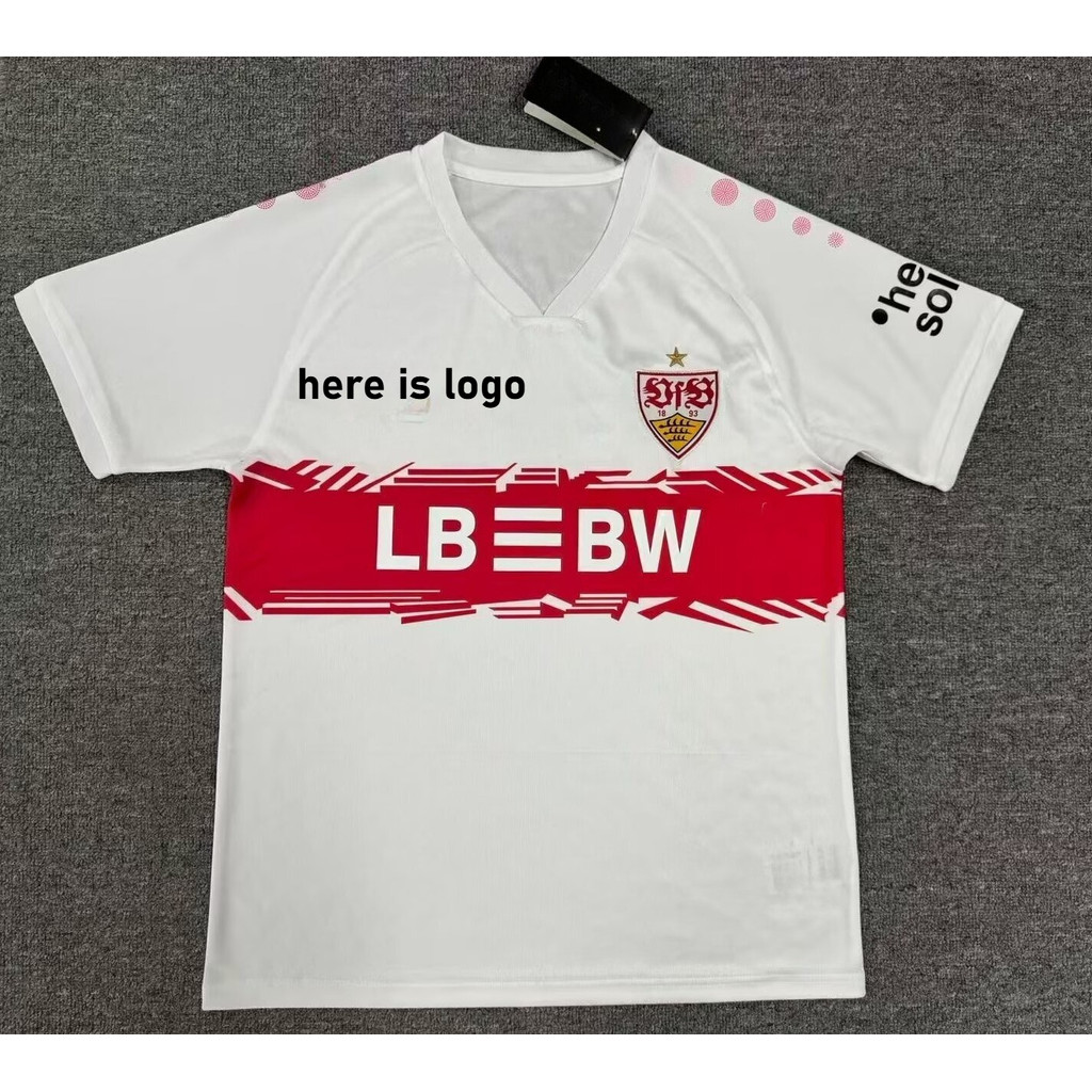เสื้อบอล VfB Stuttgart ฤดูกาล 2025-26 - แบบแฟนคลับ ปรับชื่อ-เบอร์ได้ คุณภาพเยี่ยม หลายขนาด