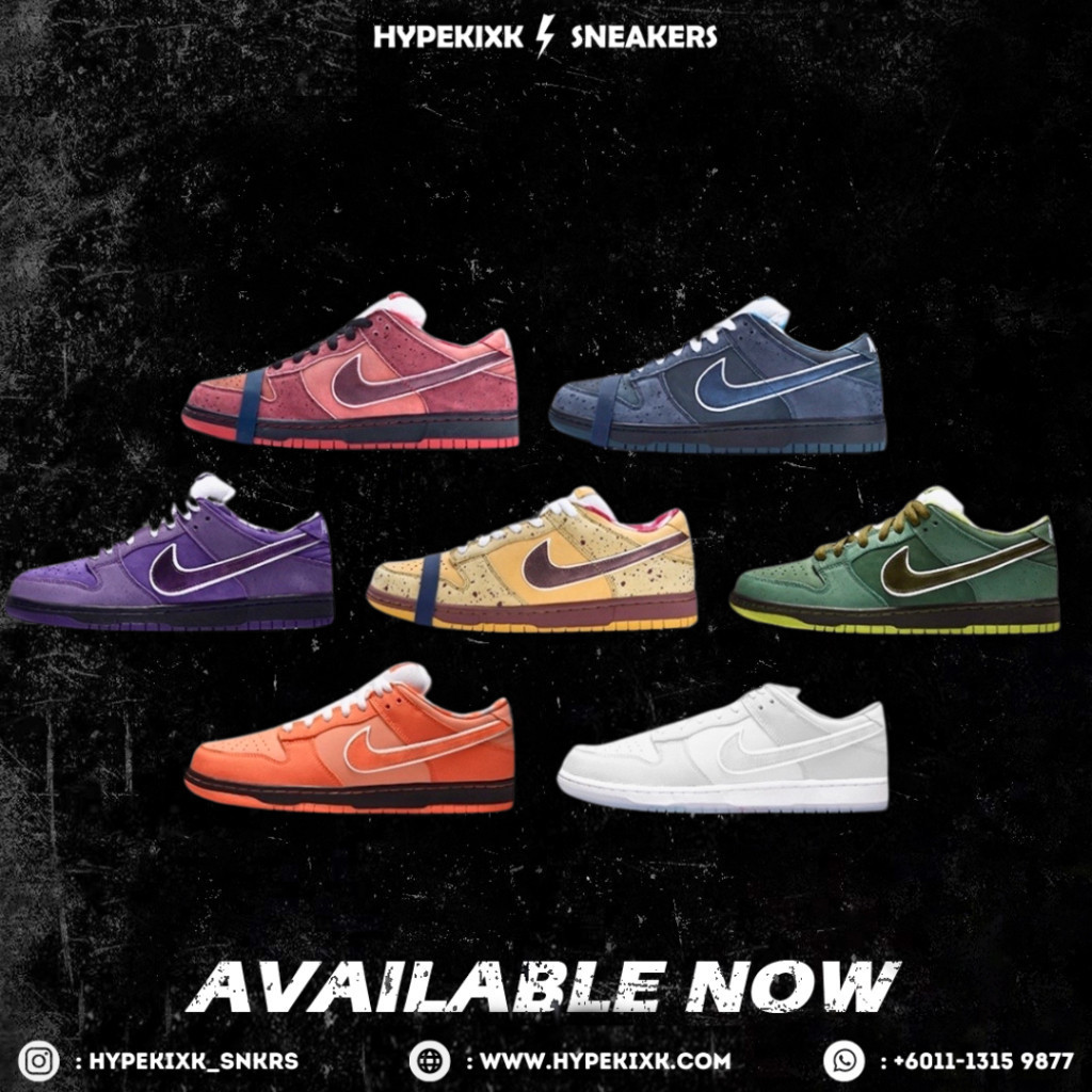 SB Du Low Lobster Concept สีขาว | ส้มส้ม | สีเขียว | สีเหลือง | สีม่วงสีม่วง | สีฟ้า | รองเท้าผ้าใบส