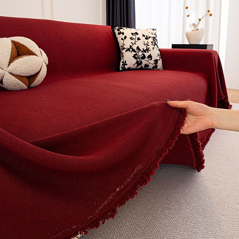 新款泰迪绒防水隔尿沙发垫防滑四季通用型一整张盖布巾万能沙发巾New Teddy velvet waterproof urine proof sofa cushion non-slip four2025