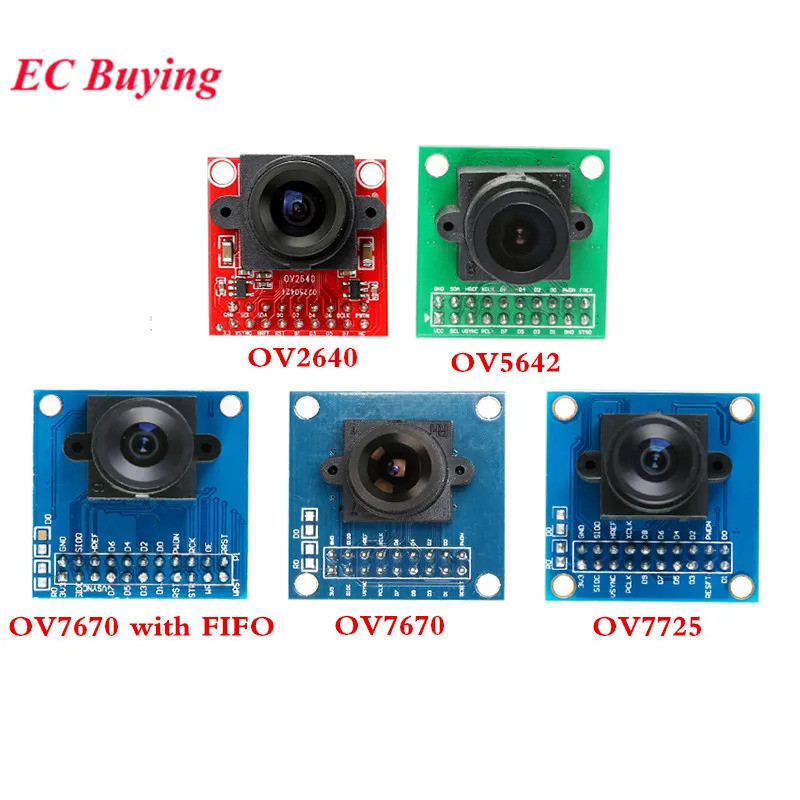โมดูลกล้อง OV7670 OV7725 OV5642 OV2640 OV7670 พร้อม FIFO CAM โมดูลภาพเซนเซอร์ STM32 รองรับ VGA CIF J
