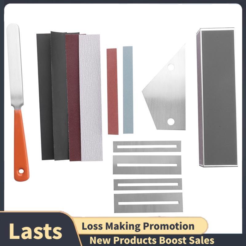 13 ชิ้นกีตาร์ Luthier เครื่องมือกีตาร์ Fret ไฟล์กีตาร์ Fret Leveling Beam Fingerboard Guard Fret Roc