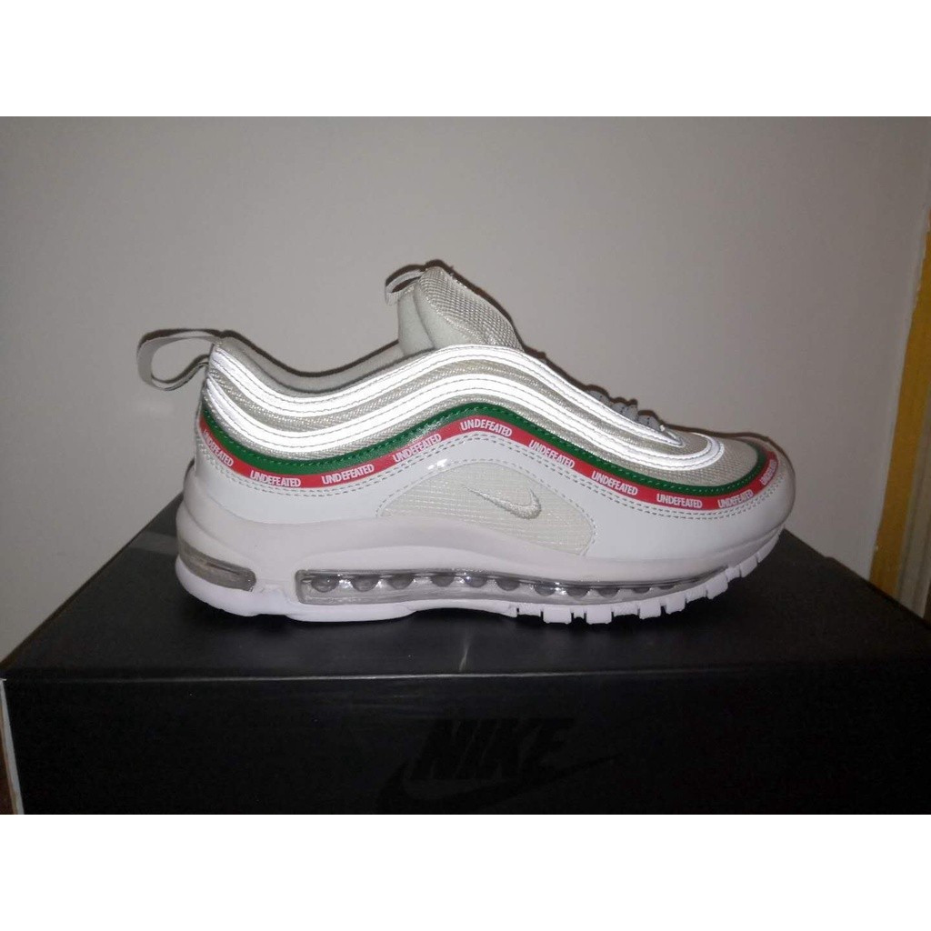 พร้อมสต็อก Undefeated X Air Max 97 White OFF-WHITE Running Shoes ขายดี